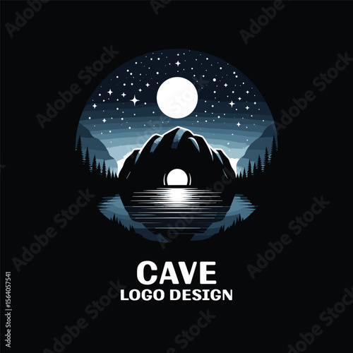 Cave Vector Logo Design