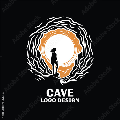 Cave Vector Logo Design