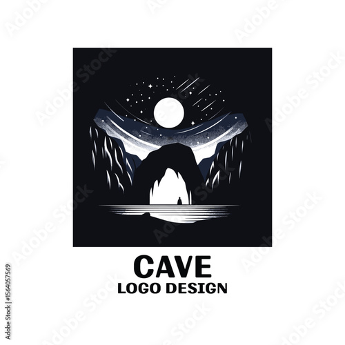 Cave Vector Logo Design