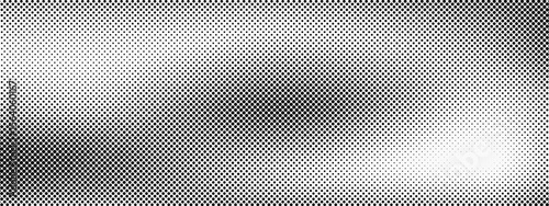 Halftone faded gradient texture. Grunge halftone grit background. White and black sand noise wallpaper. Retro pixilated vector backdrop