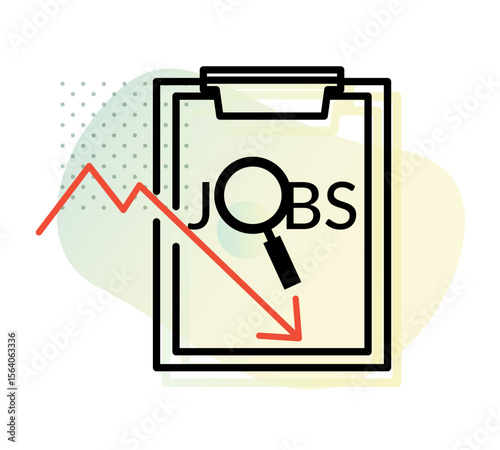 Coronavirus Impact on Job - Hiring Impacted - Illustration
