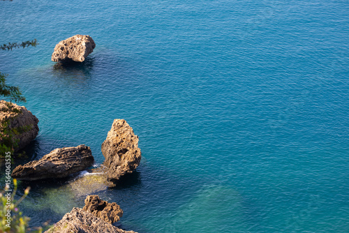 Fototapeta Naklejka Na Ścianę i Meble -  rocky coast of the sea