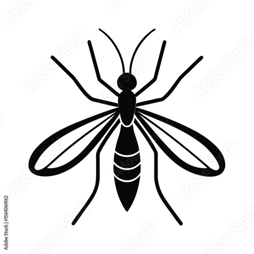 gnat silhouette vector