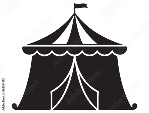 CIRCUS TENT SILHOUETTE