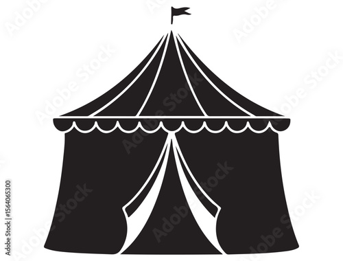 CIRCUS TENT SILHOUETTE