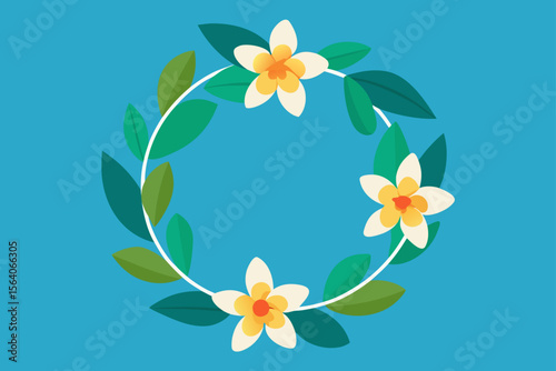vector illustration of an abstract flower
