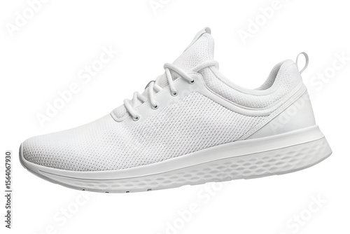 Minimalist White Sneaker Stylish and Comfortable Athletic Shoe
