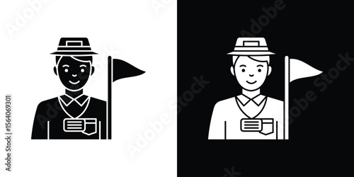 classification icon silhouette vector in black colors. flat symbol logo design style