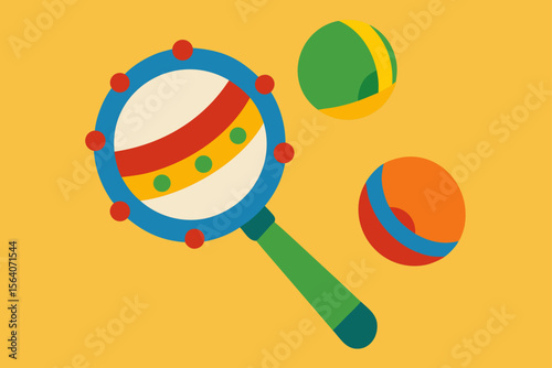 vector illustration of a magnifying glass on a white background