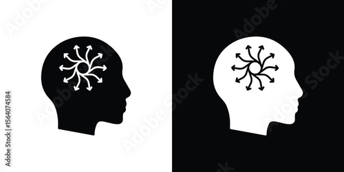 Versatile icon silhouette vector in black colors. flat symbol logo design style