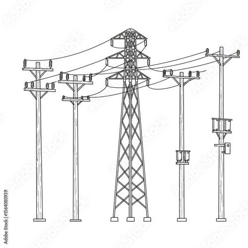 Electricity Transmission Towers Types and Designs of Power Line Structures