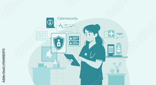 Medical Staff Cybersecurity Ensuring Patient Data Protection And Privacy Through Digital Solutions
