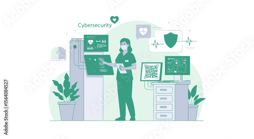 Protecting Healthcare Information Digital Doctor Securing Medical Data with Cybersecurity