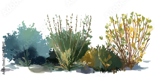 Pink rhododendron on mossy rock. Tropical orchids blooming 