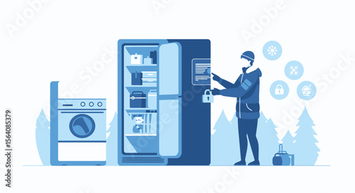 Smart Appliances Protect Food During Winter Shutdown In Remote Location
