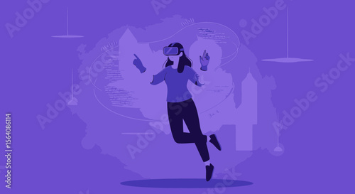 Virtual Reality Immersion Experience Creating Digital Worlds For Technology Innovation