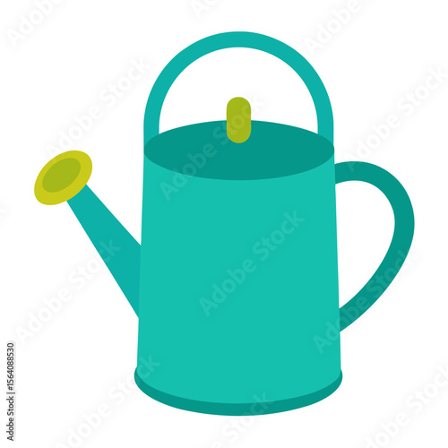 Watering Can  Icon Seasonal Vector Illustration for Springtime Designs