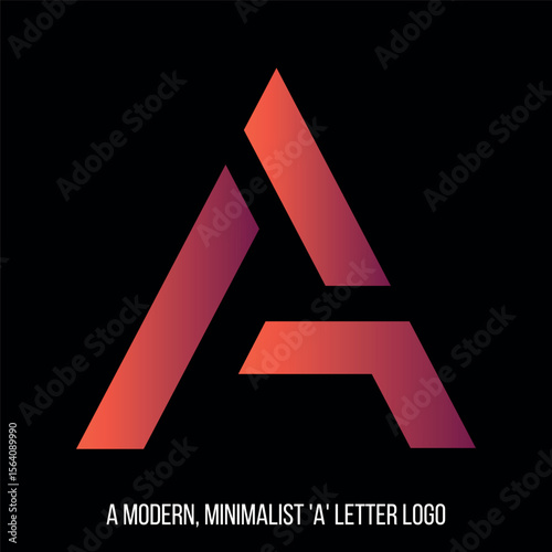 Modern Minimalist 'A' Letter Logo