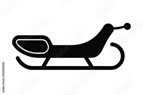 sled vector icon
