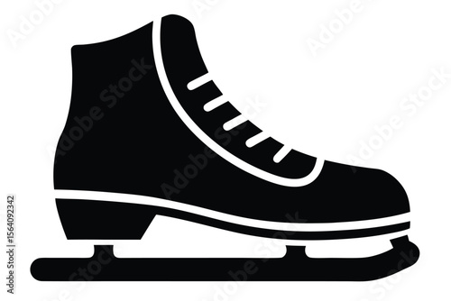 ice skates vector icon