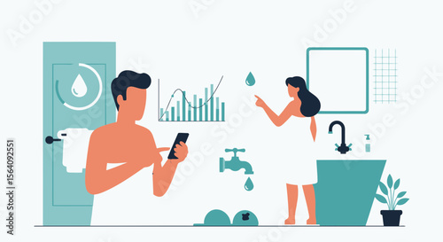 Analyzing Water Usage With A Smart Home System In Bathroom Environment