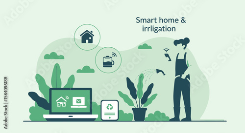 Innovative Irrigation System For Home Automation And Control With Digital Technology