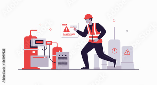 Running Engineer Warned Of Industrial Infrastructure Ransomware Attack In Factory
