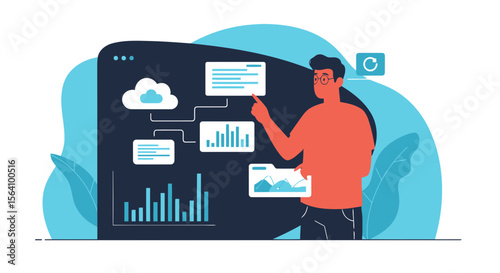 Visualizing Data And Analytics For Business Strategy Decisions And Cloud Computing