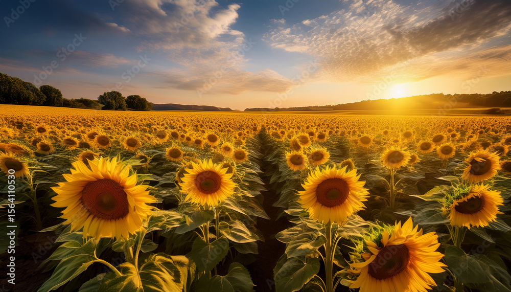 Fototapeta premium sunflower field