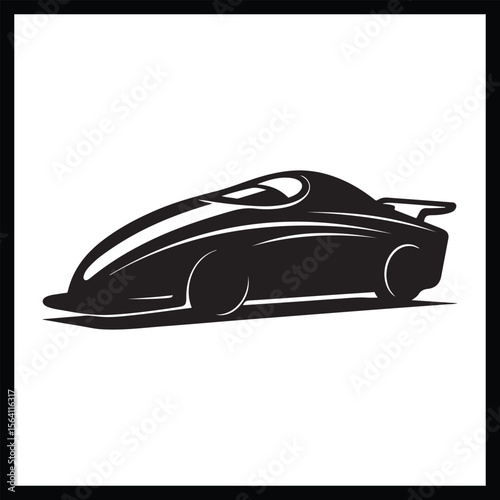 Bobsleigh Racing Silhouette Clipart