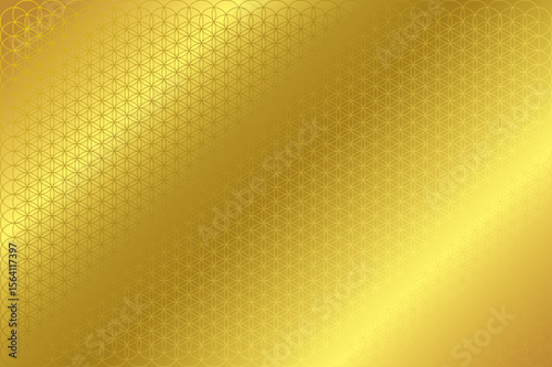 Flower of Life, Hexafoil, Six-petal rosette, 6 petal rosette symbolism, Gold gradient color geometric diagram, figures, patterns, abstract geometric hexagonal, tattoo design background texture element