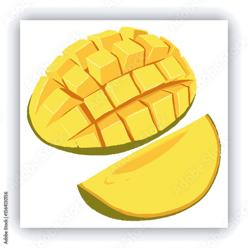 Mango fruits social media post and instagram banner template