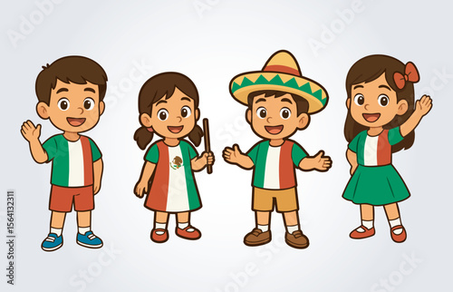 Children Celebrating Mexican Culture and Heritage