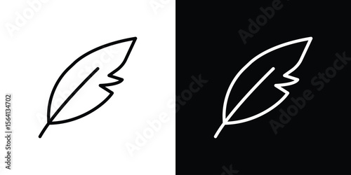 Light weight icon symbol outline style. Editable icon in EPS10