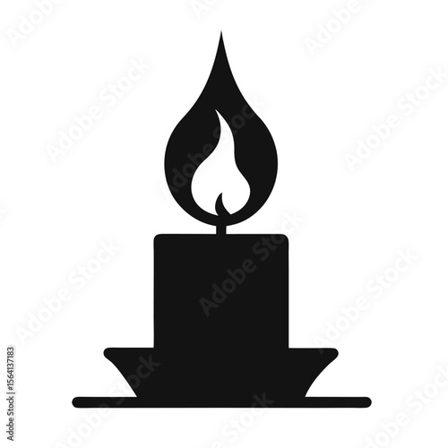 Candle vector design  