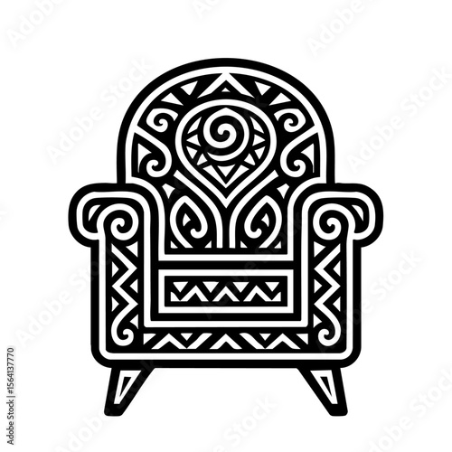 tattoo design sofa vector