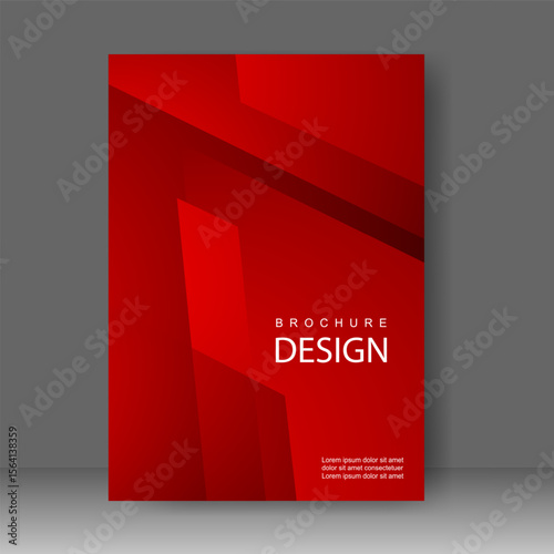 Book cover design modern technology style. Annual report. Brochure template, catalog. Simple Flyer promotion. magazine. Vector illustration