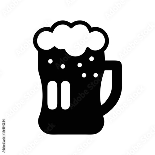 Two beer mugs toasting each other in a celebratory manner icon