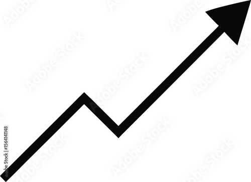 Growth Arrow – Business Success and Financial Chart Icon