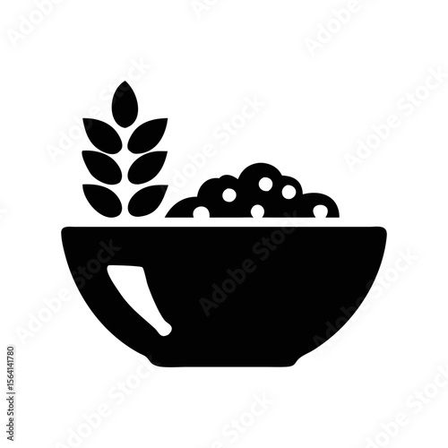 Bowl of Healthy Porridge with Grain, a Wholesome Breakfast Option