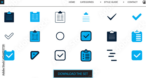 Coloring Icons And Symbols, Checklist Icons Free Downloadable Vector Checkmarks and List Symbols