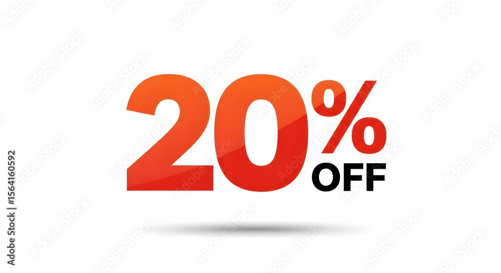 20% off, discount 20% off, discount