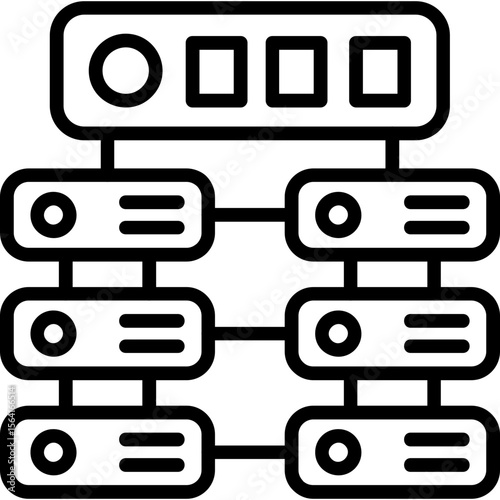 Technology and Software Icon Set | Vector Line Icons | Modern Tech UI Symbols