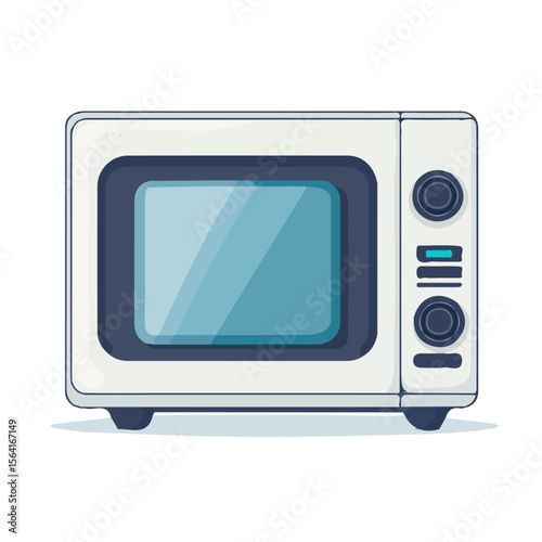 My A Simple flat 2D illustration microwave isolated on transparent background, vector, flat design, animation design, simple flat 2D icon, clipart, flat 2D, design by me. My vector