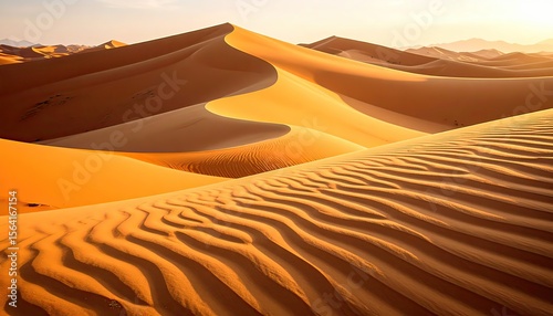 Fototapeta Naklejka Na Ścianę i Meble -  sand dunes in the sahara