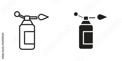 Blowtorch icon Design Illustrations. editable web icons