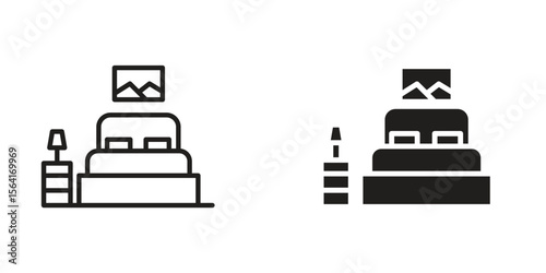 Clean Room icon Design Illustrations. editable web icons