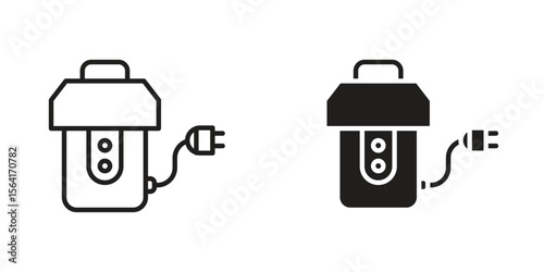 Garbage disposal icon Design Illustrations. editable web icons