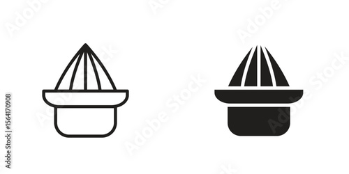 Hand Juicer icon Design Illustrations. editable web icons