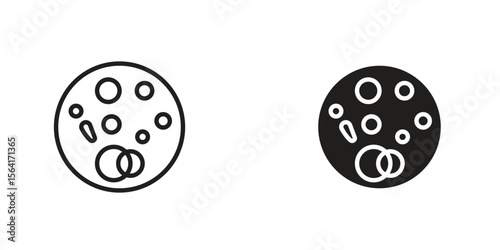 Leukemia icon Design Illustrations. editable web icons